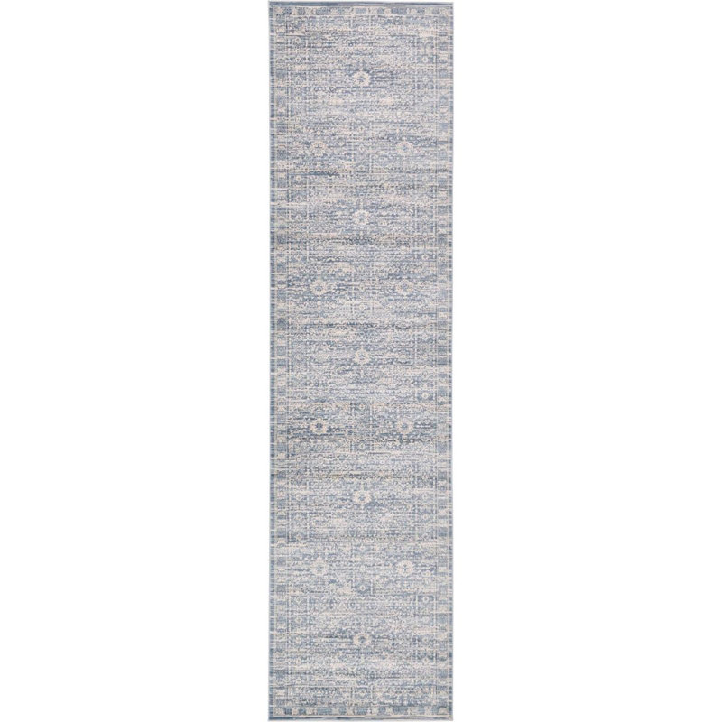 Tapis bleu Antone, Tapis de couloir 2 pi 7 po x 6 pi