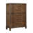 Asma 5 - Drawer Oak Wood Chest