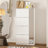 Household fixed 4-bucket shoe storage cabinet with mirror door