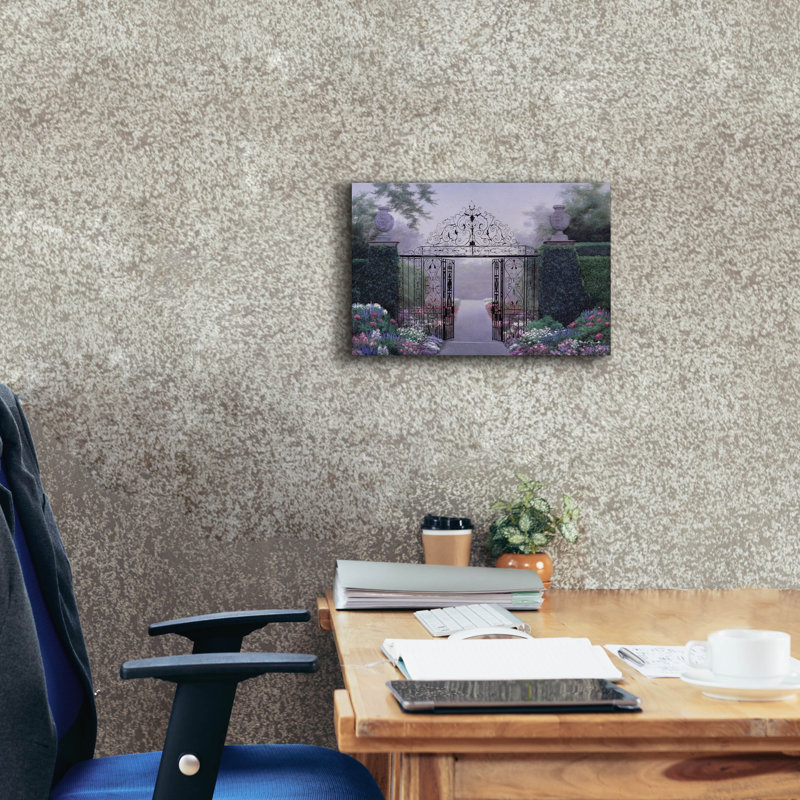 «Elegant Garden» par Diane Romanello, H 12 po x l 18 po x P 0,75 po