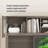 Paelynn 72” Office Desk with Hutch and Drawers, Computer Office Desk with Storage, Modern Wood, Ash Gray-1807779728