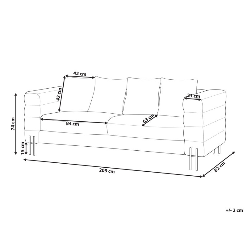 Albalat 3 Seater Sofa