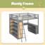 Lit mezzanine avec échelle, tablettes et bureau-1380059870-1380059868