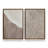 Wave Formations Duo II Set of 2 Canvas Prints in a White Frame, 30" x 20"-1450332218-1450332174