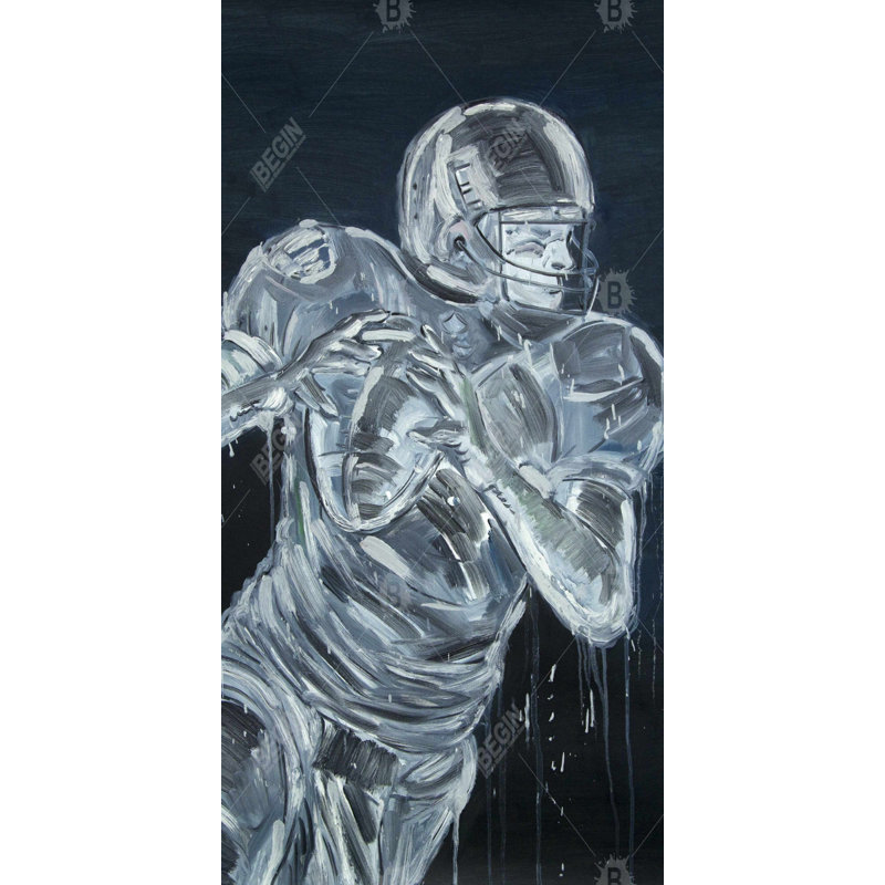 Football player - 15.75"x31.50" Desk mat