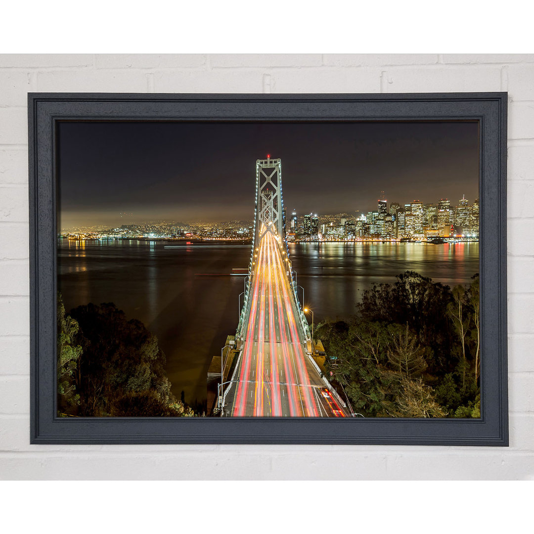 Golden Gate Bridge Speed Of Light - Einzelne Bilderrahmen Kunstdrucke