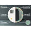 Huldar Glass Flat Wall Mirror