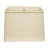 Ivory Throwback Rectangle Pongee Silk Lampshade-429126699