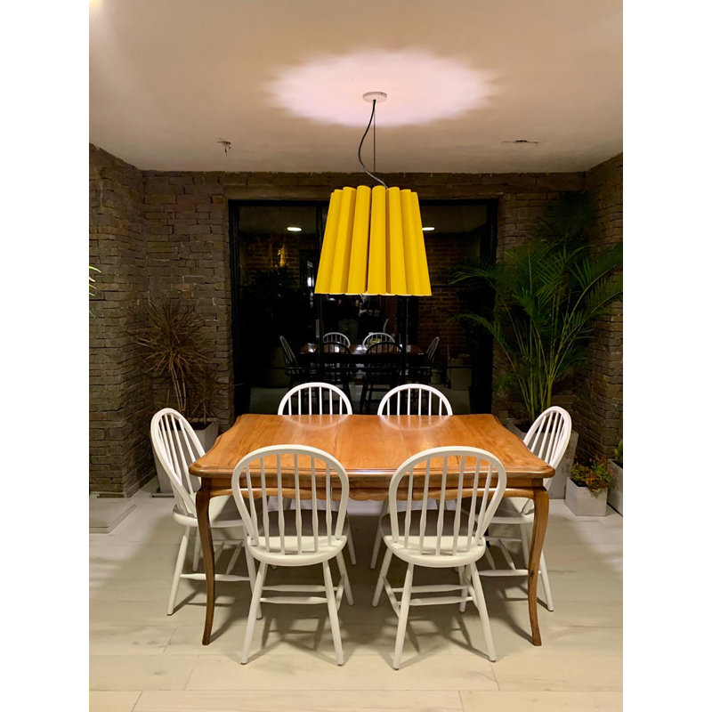 Renata 80 Oval Pendant, Yellow