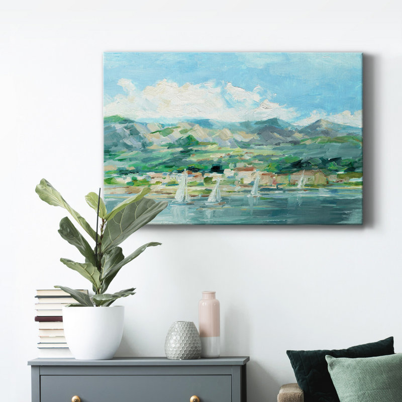 " Sailing Along The Coast II ", 36" H x 24" W x 1" D