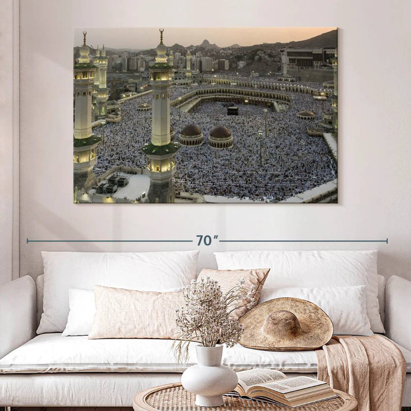 Adella Masjid Al Haram Kaaba, 34" H x 51" W