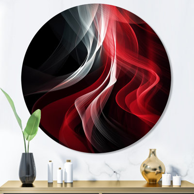 " Red Black Contemplative Abstraction VI " Print