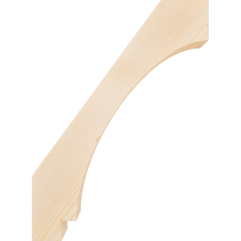 Attelle impériale du genou, Sapin de Douglas, Lisse, H 30 po x l 3,5 po x P 22 po