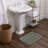 Kalb Solid Cotton Non Slip Machine Washable Bath Rug-1756030143-1756030142
