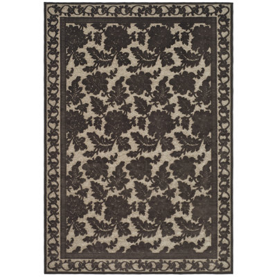 Martha Stewart Peony Performance Floral Rug