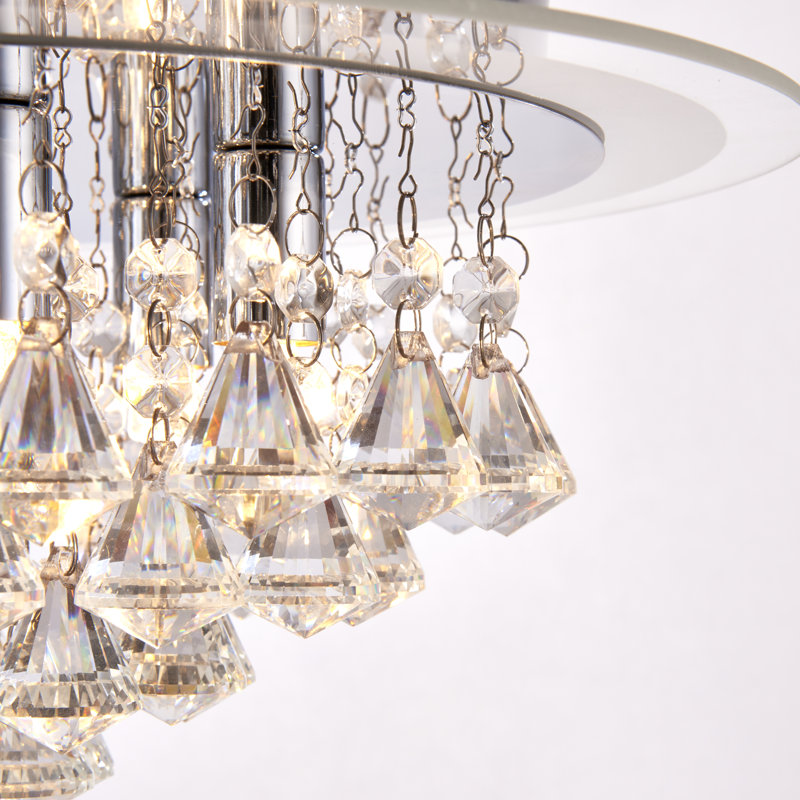 Hadrian Crystal Flush Mount