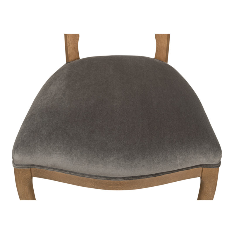 Banner Upholstered Dining Chair, Charcoal, Brown