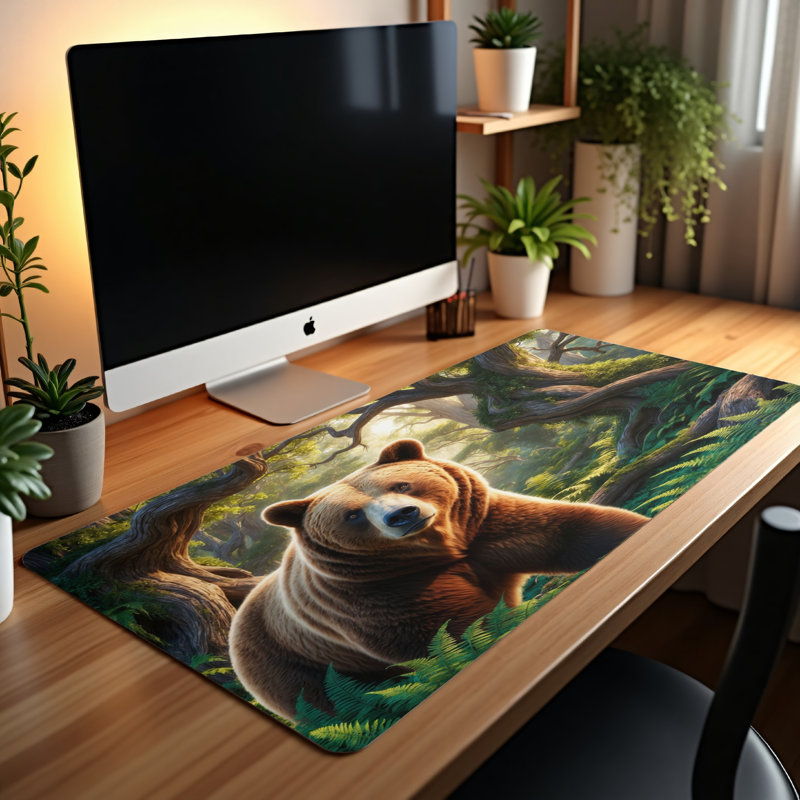 Polyester Desk Pad, 14.4x12.1
