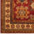 Jevon One-of-a-Kind Rectangle 5'7" X 7'8" Wool Area Rug in Ivory/Red/Orange