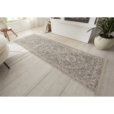 The Hanse Home "Sand" rug is a hard -wearing, flat -woven rug. Modern design, cream gray for bedrooms, dining rooms, living rooms, children's rooms, hallways and kitchens
