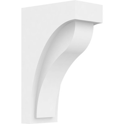 3"W x 5"D x 8 3/8"H Standard Helena Signature Urethane Corbel, Primed Tan