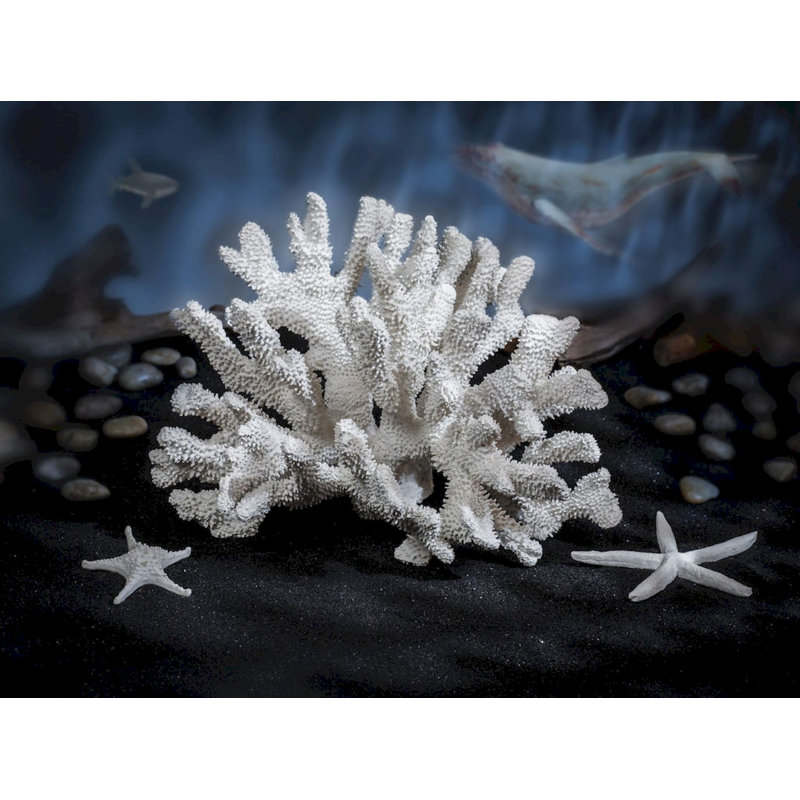 Oakes Resin Decorative Object, White