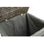 Wicker Square Laundry Basket with Sage Lining-764632084-764632083