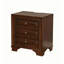 Table de chevet en bois massif 1 pièce Nickel-1728195346