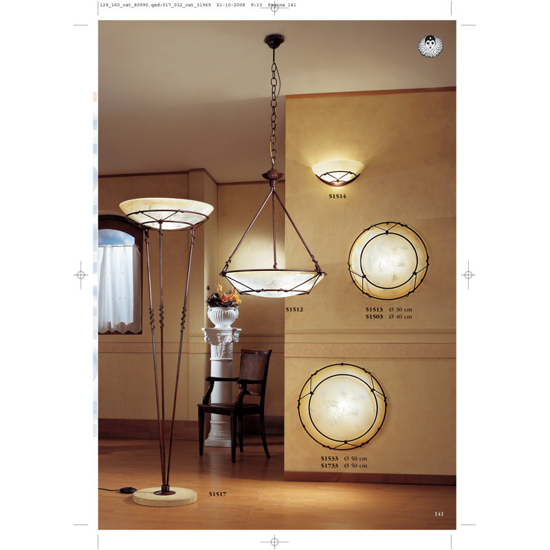 Hume 3 - Light Bowl Pendant, Antique rust