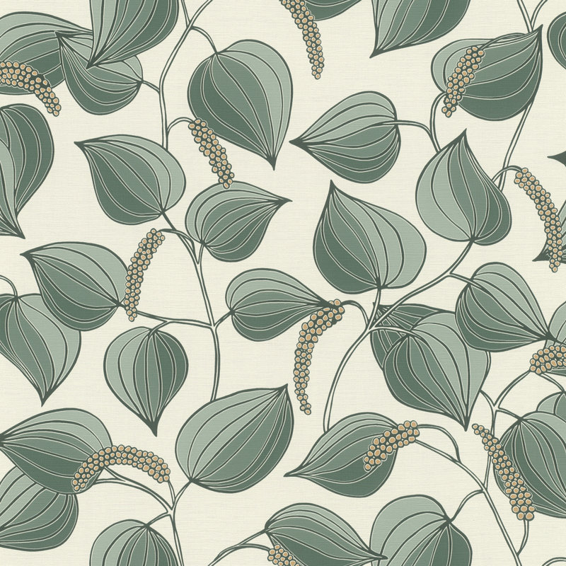 Papier peint vert Alaia
