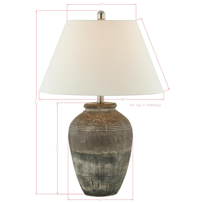 Jadarrian Ceramic Table Lamp