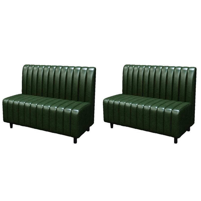 Banc de rangement pour restaurant Bistro, Vert foncé