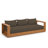 Tahoe Outdoor Patio Acacia Wood Sofa