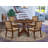 5-pc Table set consists of a Round Table and 4 Texture Polyester stackable Chair - (Finish Option).-550266185