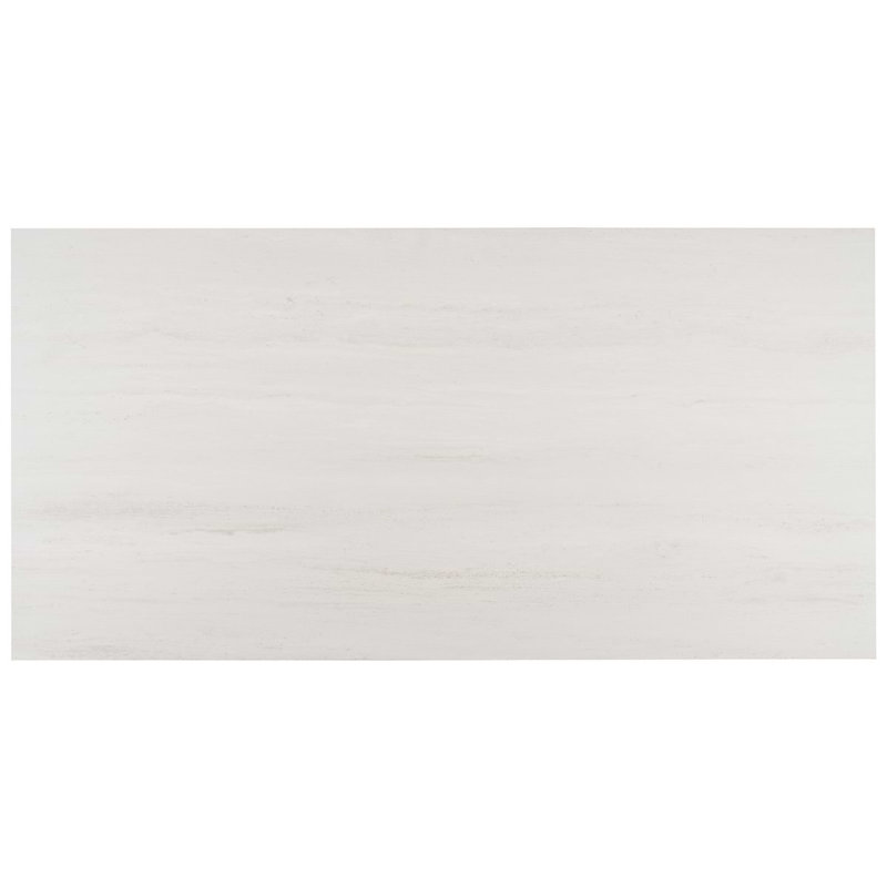 Nashville White 24X48 Matte Porcelain Tile, White Matte