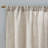Linen Blend Light Filtering Curtain Panel Pair(2 Pcs Window Panels)-681849329