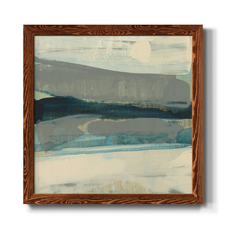 «Coastline Twist II», reproduction encadrée de qualité supérieure - prête à être accrochée, H 22,5 po x l 22,5 po x P 1,5 po