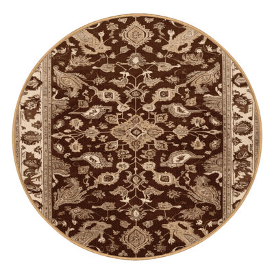 Tapis brun lavable à la machine