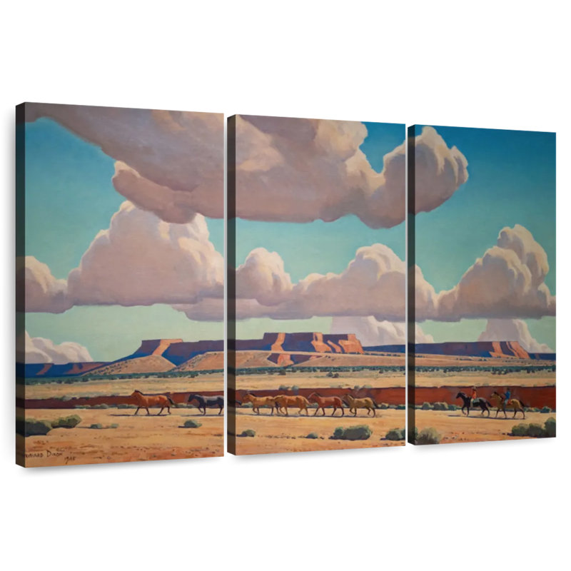 Lelar au large des Terres Navajo, H 20 po x l 33 po