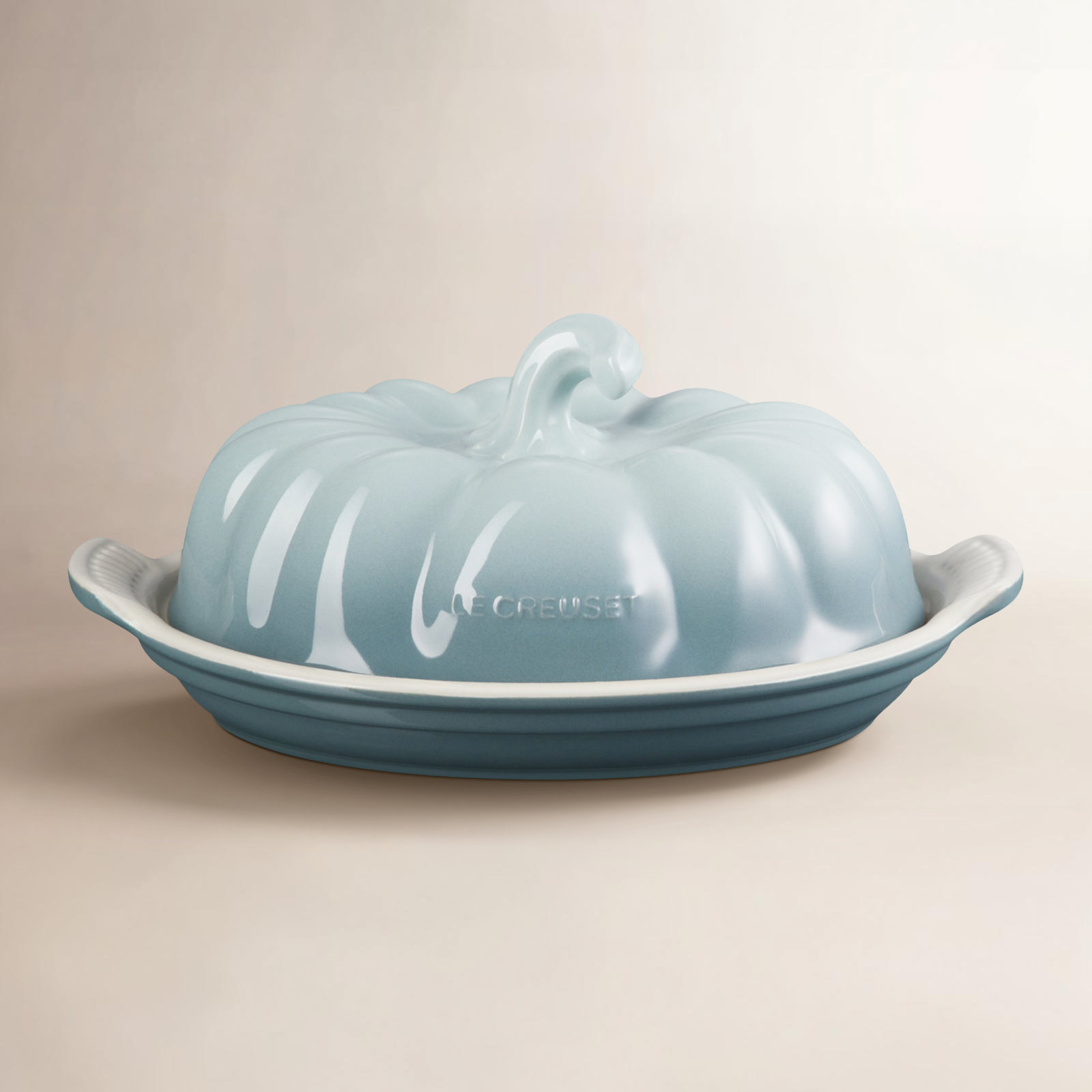 Harvest Butter Dish, Sea Salt