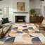 Tapis Wymond moderne à tapis abstrait et lavable pour l'intérieur, antidérapant, doux, petit tapis, tapis en marbre, imprimé mince pour la décoration intérieure-111400671