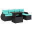  Ensemble de canapé de patio 6 pièces avec coussins en rotin polyacacia-1267061802-1267061803
