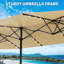 Parasol de patio rectangulaire de 15 pi avec lumières solaires, parasol de table de marché double face-2045596200