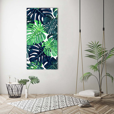 Tropical Leaves - Wrapped Canvas Print
