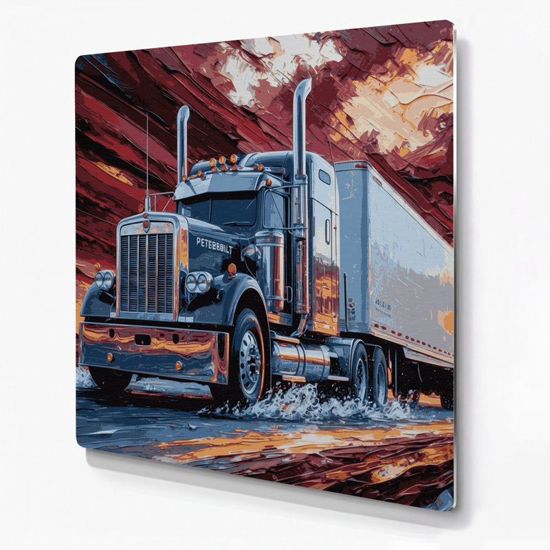 Art mural en métal brun, H 32 po x l 32 po x P 0,05 po