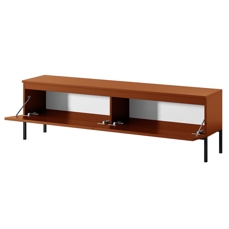Auburntown Unfinished TV Stand for TVs up to 60", Brick Red