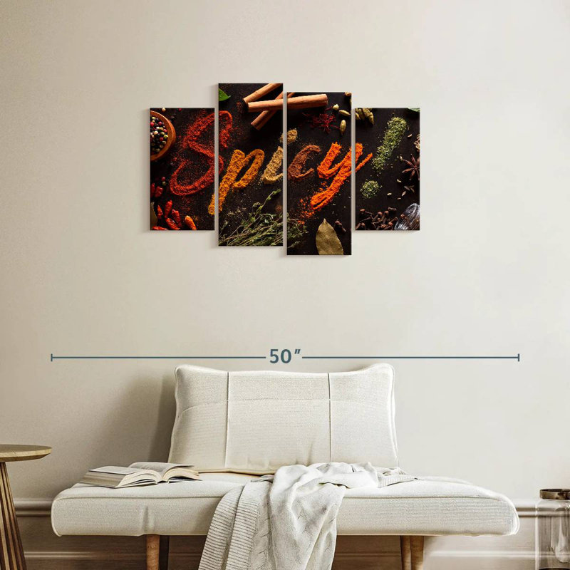 Yarlin Spicy Typography, 22" H x 36" W