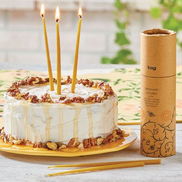 Unscented Taper Candle