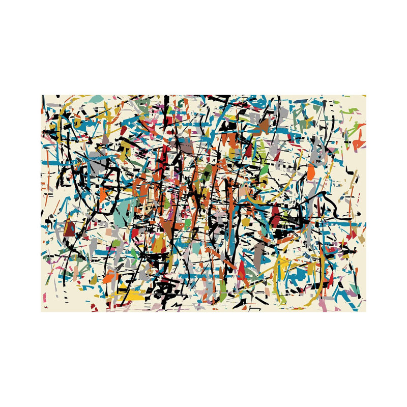 «Doodles», reproduction d'art murale sur toile tendue