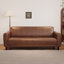 Causeuse-coussin standard en cuir véritable brun-2141909118